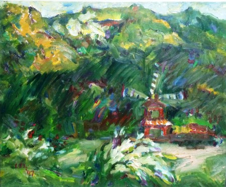 陽明山海芋季節 2007 12 F 作者 廖繼英